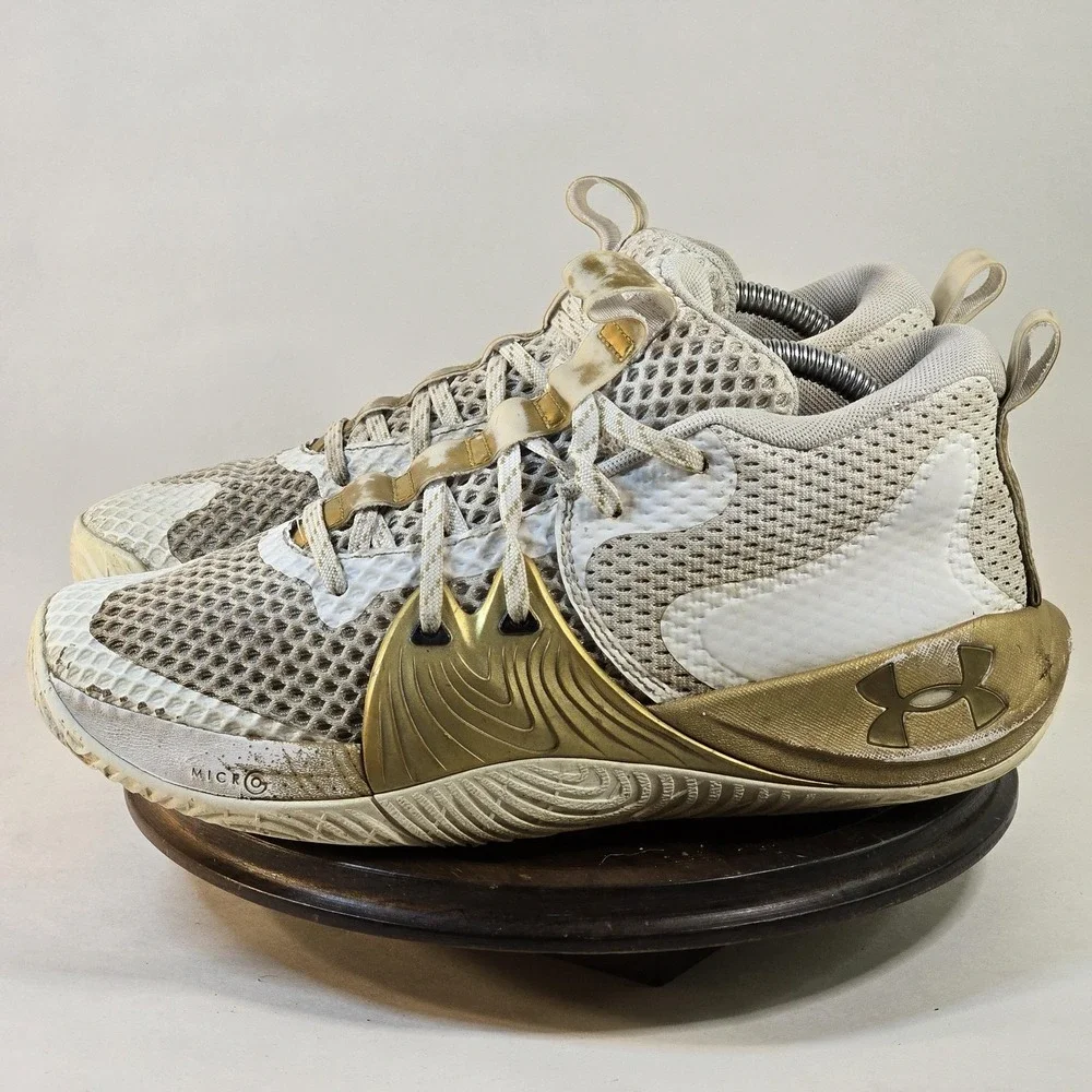 Under Armour HOVR Havoc 4‎ Shoes Mens Size 8 Basketball 3023086-105 Sneakers